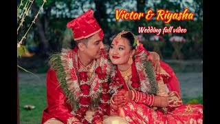 Victor Weds Riyashas Full Official Wedding video  Victor Paudel  Riyasha Dahal  20230503 [upl. by Arodoet]