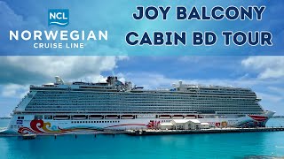 Norwegian Joy Balcony Cabin BD Tour 13952 norwegiancruises cruiseship norwegianjoy [upl. by Anoit]