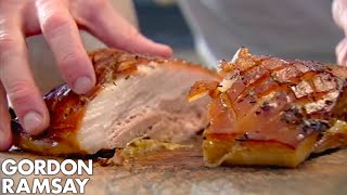 How To Make Slow Roasted Pork Belly  Gordon Ramsay [upl. by Yahsed]