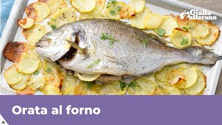 ORATA AL FORNO CON PATATE [upl. by Neroc]