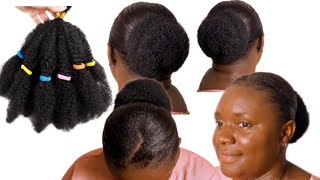 Packing gel with kinky trending hairstyle 2024 [upl. by Delainey]