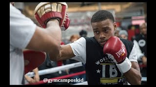 Errol Spence Jr y su peculiar forma de entrenar [upl. by Aniuqaoj537]