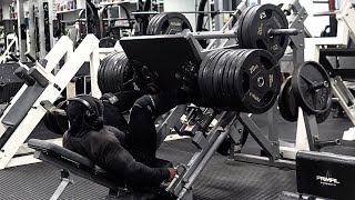 ALL TIME STRENGTH LEG DAY AT 2 WEEKS OUT  UNFILTERED [upl. by Ssitnerp]