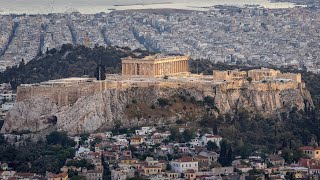 Touring Greece  Exploring The Magnificent Acropolis 4K [upl. by Ortrud]