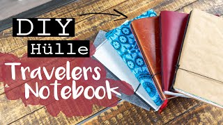 DIY Hülle für Kalender Travelers Notebook  X17 Hülle selbst machen [upl. by Linder]