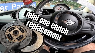 2013 mini one clutch replacement [upl. by Darsie]