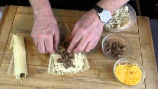 How to Make Tamales Using Ground Beef  Comfort Foods [upl. by Tiga726]