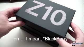 BlackBerry Z10 Unboxing amp Hardware Tour  Pocketnow [upl. by Norel44]