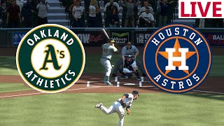 🔴LIVE 🔴Oakland Athletics VS Houston AstrosMay 14 MLB LIVE Major league baseball Mlb the show 24 [upl. by Filler673]