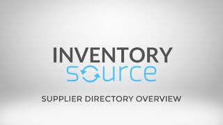 Supplier Directory Overview [upl. by Rayle]