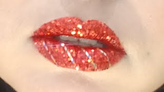 Beautiful amp Funky Gorgeous Glittery Red With Silver Strip Lipstick Tutorial 2024 funkyfarinofficial [upl. by Truda]