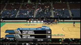 2012 GHSA Class 1A Girls Basketball Semifinal 1 [upl. by Llennej]