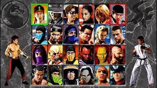 Mortal Kombat vs Street Fighter MAMEarcade hack [upl. by Hump]