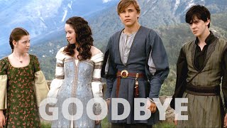 Goodbye  The Pevensies The Chronicles of Narnia [upl. by Aleakcim]