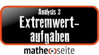 Extremwertaufgaben  A21 [upl. by Adnilemre]