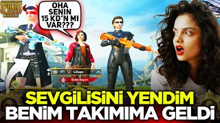 SEVGİLİSİNİN YANINDA KIZ OYNAYIŞIMA HAYRAN KALDI BERABER OYNAYALIM MI DEDİ  Pubg Mobile Troll [upl. by Nhojleahcim638]