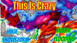 Huge Snowstorm Potential amp Major Flooding NEW Extreme Weather Pattern Coming [upl. by Kristan895]