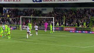 Forest Green Rovers v Accrington Stanley highlights [upl. by Aneeras]