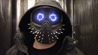 Wrench mask with voice mod and wired remote [upl. by Esilahc]