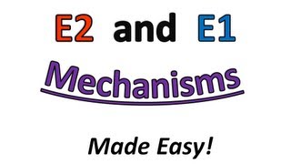 E2 and E1 Elimination Made Easy Part 1  Mechanisms and Beta Hydrogens   Organic Chemistry [upl. by Ahgiel]