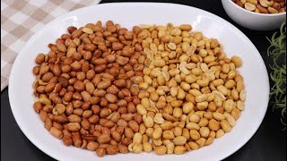 2 EASY WAYS TO MAKE ROASTED PEANUTS GROUNDNUTS AT HOME WITHOUT STRESS [upl. by Sivie584]