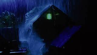 ASMR Rain Sounds for Deep Sleep  3Hour Tranquil Tin Roof Rainy Ambience  Gentle Rain Sounds [upl. by Jeddy19]