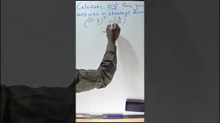 How to Calculate 03² in Standard Form  Math Tutorial [upl. by Limbert]