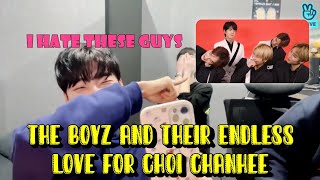 the boyz and their love towards newchoi chanhee [upl. by Athalla283]