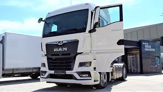 New 2023 MAN TGX 4x2 Tractor Truck  Interior Exterior Details  Truck Expo [upl. by Ackler111]