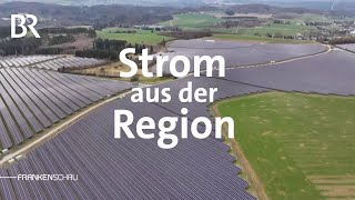 Energiewende konkret Strom aus der Region mit Sonne Wind Gas und Co  Frankenschau  BR [upl. by Nnylaehs]