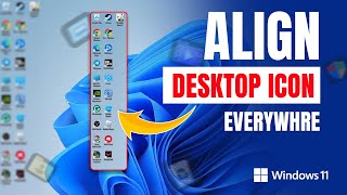 How to Align Desktop Icons Where You Want Them and Stop Auto Align In Windows 11 PC [upl. by Jonathan502]