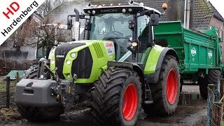 Spreading Manure  Mest strooien met Claas Arion 650 en Tebbe  B van Meerveld  2018 [upl. by Yras11]