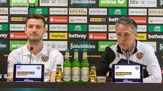 19 Spieltag  SGD  FCSP  Pressekonferenz vor dem Spiel [upl. by Idrahs990]