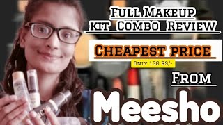 I Order The Makeup kit Combo From Meesho Only At 130Rs  I Share My Beauty Makeup Collections [upl. by Eugenia]