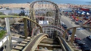 Cyclone front seat onride HD POV Luna Park Coney Island NYC [upl. by Neila931]