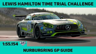 Gran Turismo Sport  Lewis Hamilton Time Trial Challenge Guide  Nurburgring GP [upl. by Nohsyt]