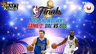 Lineup Picks  Game 2  2024 NBA Finals  DFS  Advice  Strategy  Draftkings  FanDuel [upl. by Ettenom]