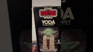 1980 Yoda hand puppet from Kenner toys starwars yoda [upl. by Lim522]