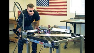 Langmuir Systems CROSSFIRE Personal CNC Plasma Table [upl. by Eniamsaj]