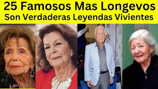 Los 25 Famosos más Longevos de la Farándula [upl. by Nilyac]