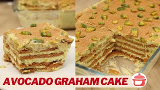 Avocado Graham Cake  Graham Crackers Recipe [upl. by Tnarb717]