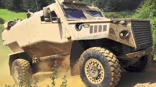 매복지뢰에도 끄떡없는 영국 육군의 방호 장갑차량 Foxhound 4X4 MRAP Vehicle [upl. by Abas]