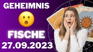 FISCHE ♓️😳 DIE WAHRHEIT KOMMT ANS LICHT 😱 Horoskop  27September 2023 fische tarot [upl. by Amice]