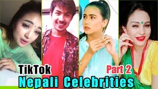 TikTok Nepal  Musically Nepal  Nepali Celebraties Compilation PART 2 [upl. by Adnylam349]