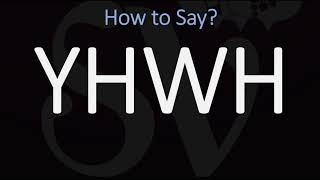 How to Pronounce YHWH CORRECTLY  Jehovah Yahweh Pronunciation [upl. by Akim]