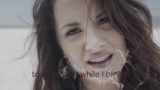 Demi Lovato  Skyscraper Official lyric video [upl. by Ekez]