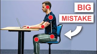 How to Sit Properly  Desk Ergonomics [upl. by Lenoj]