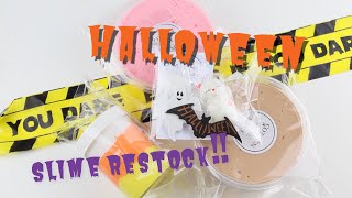 I’m BACKKK 💜🎃 HALLOWEEN SLIME RESTOCK 🎃💜 [upl. by Sucramraj357]