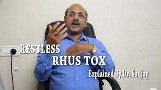 Restless Rhus Tox Poison Oak Explained By Dr Sanjay HINDI [upl. by Lyford]