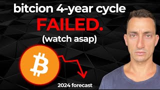 BITCOIN FAILED 4YR CYCLE WARNING Most Are Not Ready For What Comes Next Complete 2024 Guide [upl. by Ina699]